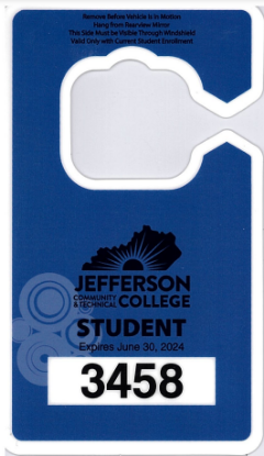 Picture of Jefferson Student Parking Permit